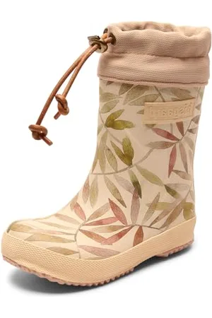 Bisgaard Mixte enfant Thermo Rain Bateau, Beige Feuilles, 26 EU
