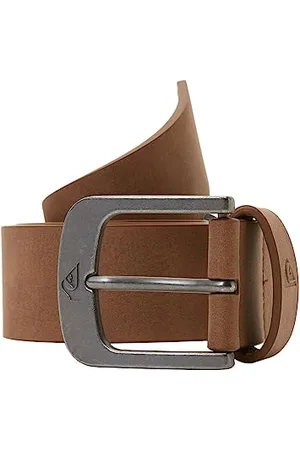 Quiksilver Main Street - Cinturón de Cuero Sintético para Hombre