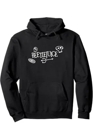 BEETLEJUICE PAPL347 Title Texte Logo Sweat à Capuche