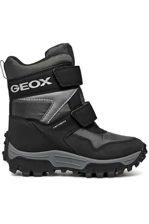 Geox J Himalaya Boy B ABX Botte de Neige, Anthracite/Black, 35 EU
