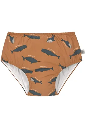 LÄSSIG LÄSSIG Couche de Bain Couche de Bain pour bébé/Swim Diaper Whale Caramel, 13-18 Mois, Taille : 86