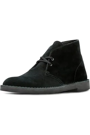 Clarks Bushacre 2 Bottines chukka pour homme Rouge 39,5 - noir -