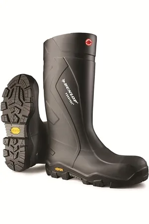 Dunlop Mixte Purofort+ Expander Full Safety with Vibram Sole Industrial Shoe, , 44 EU