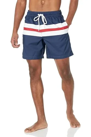 Amazon Short de Bain à Séchage Rapide Entrejambe 18 cm - couleurs abandonnées Homme, , S
