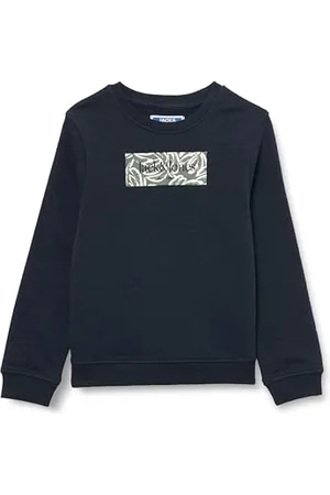JACK & JONES Jorlafayette Branding Sweat Crew Mni Maillot de survêtement, , 128 Garçon