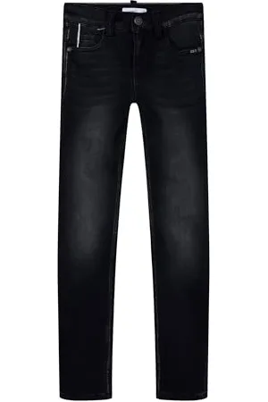 NAME IT Garçon Nkmtheo Dnmclas Pant Noos Jeans, Jean Noir, 170 EU