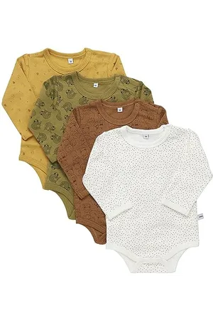 Pippi 4er Pack Body LS Ensemble de sous-vêtement Bambins, , 3 Ans Mixte bébé