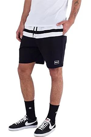 Hurley M Oceancare Stripes Fleece Short, Black, XS Homme