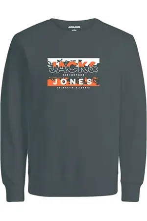 JACK & JONES Jcokonta Sweat Crew Neck FST JNR Maillot de survêtement, , 176 cm Garçon