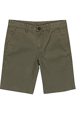 Element Howland Classic - Short Chino - Garçon Enfant 8-16 Ans - Vert.
