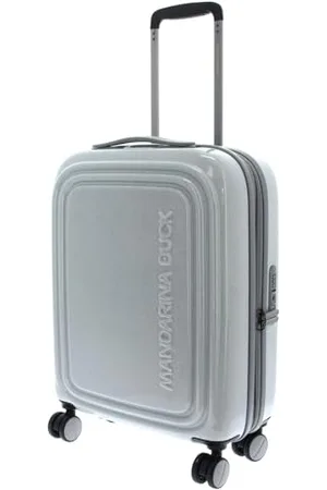 Mandarina Duck Logoduck + Trolley À Paillettes Argentées (Argent) 40 X 55 X 20/23 (L X H X W)
