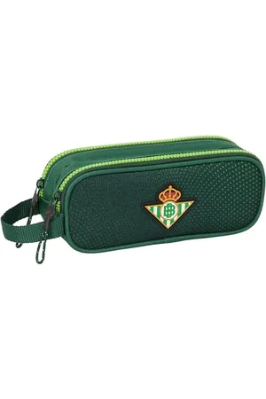 Safta Real Betis BALOMPIÉ Trousse Double pour Enfant, idéale pour Les Enfants d