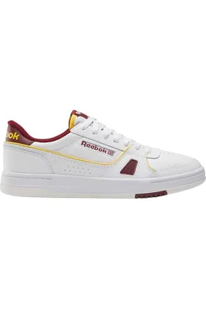 Reebok Mixte LT Court Sneaker, White/RICHMAROON/FIERCEGOLD, 43 EU