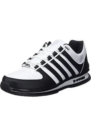K-Swiss Rinzler Baskets pour homme, Blanc/blanc/noir, 42 EU