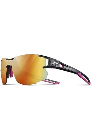 Julbo Aerolite Lunettes de Soleil pour Femmes, Black/Pink, Taille Unique