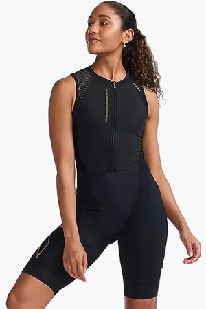 2XU Aero Tri Singlet T-Shirt sans Manches, Midnight/Festival, L Femme