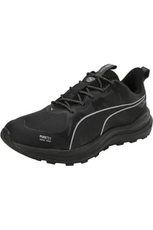 PUMA Mixte Reflect Lite Trail PTX Road Running Shoe, Black Silver-Cool Dark Gray, 42 EU