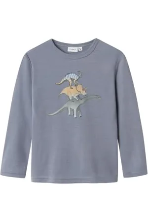 NAME IT NMMWILLITUS Wool LS Top Noos, T-Shirt À Manches Longues Garçon,