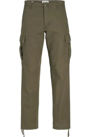 JACK & JONES Jpstkane Jjbarkley Pantalon Cargo Noos, Vert Olive, 34W x 34L Homme