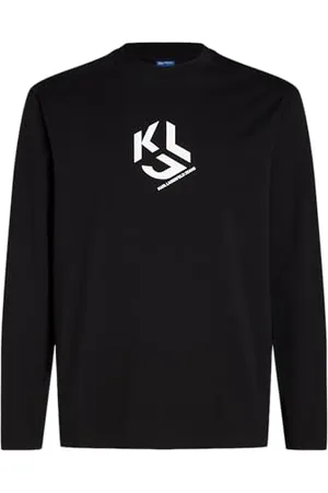Karl Lagerfeld Jean Karl Lagerfeld, Homme, T-Shirt À Manches Longues avec Monogramme Classique, , 2 X TRÈS Grand