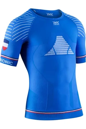 X Bionic Invent 4.0 Patriot Running Shirt Short Sleeves Men Polo Men