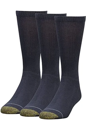 Gold Toe Lot de 3 paires de chaussettes décontractées pour homme, , L