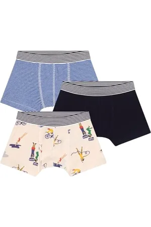 Petit Bateau A0BGZ Boxers Garçon, 2 Ans