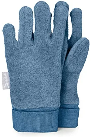 Sterntaler Gants Polaires Imperméables avec Poignet Élastique, Âge 15-16 ans, Taille 8, Bleu Moyen