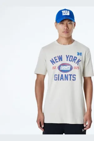 New York Giants New Era Casquette NFL Regular T-Shirt Vieilli sérigraphié Team Graphic Unisexe