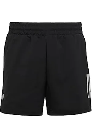 adidas Garçon Club Tennis 3-Stripes Shorts, Black, 5-6 Years