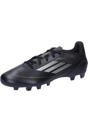adidas Mixte F50 Club Football Boots Flexible Ground Chaussures, Core Black/Iron MET/Gold met, 47 1/3 EU