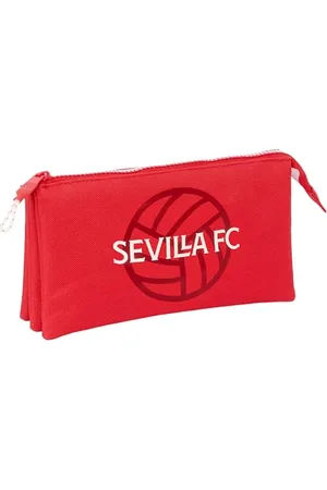 Safta Sevilla FC - Trousse Triple pour Enfant, idéale pour Les Enfants d