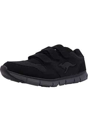 KangaROOS Mixte K-bluerun 701 B Baskets Basses, Noir-Noir/Gris foncé (522), 36 EU