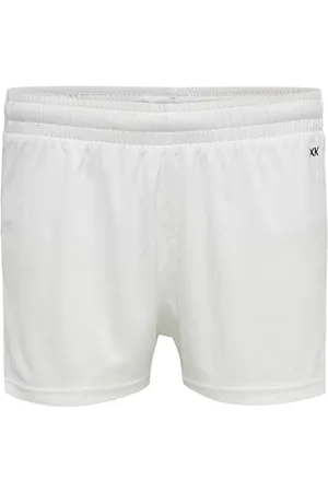 Hummel HmlCORE XK Poly Shorts Woman, Shorts aux Femmes, White, S