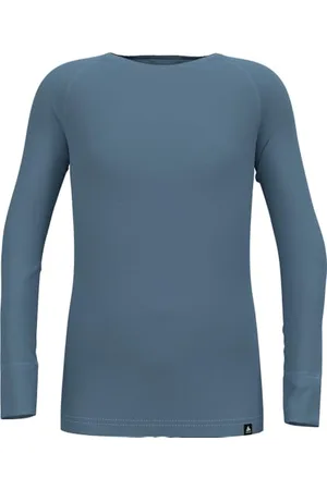 Odlo Sous-vêtements Thermiques Unisexes pour Enfants Active Warm I sous-vêtements de Sport Filles garçons I T-Shirt Thermique à Manches Longues