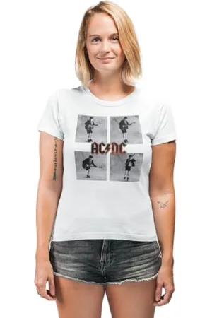 AC/DC « Polaroid » WOACDCRTS036 T-Shirt Femme, , Taille XXL