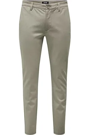 Only & Sons Herren Chino Hose, Zeitlos, Slim Fit, Elegante Stretch Hose, Couleurs: , Taille de Pantalon:30W / 32L, Longueur de Jambe:L32