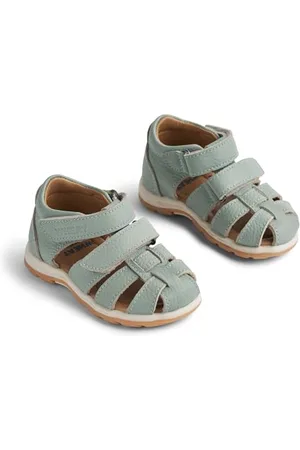 WHEAT Garçon Unisex Kinder Sandales fermées Free S-Unisexe-Cuir véritable Chaussure de première randonnée, , 22 EU