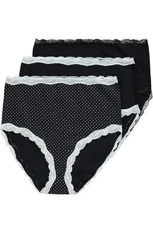 Ulla Popken 3 pièces, Maxi Lettre, Dentelle et Pois 830465 sous-vêtement, , 62-64 Femmes