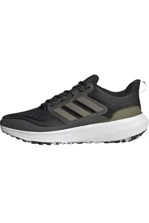adidas Homme Ultrabounce TR Bounce Running Shoes Chaussures de Course, Core Black/Cloud White/Yellow, 39 1/3 EU