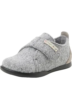 Däumling Garçon Unisex Kinder Fredi Chausson, éléphant monotweed, 20 EU Étroit
