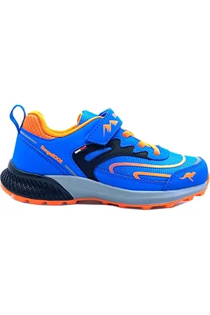 KangaROOS Homme K-HK Teak Low Ev RTX Chaussure de randonnée, Bleu Marine/Orange, 37 EU