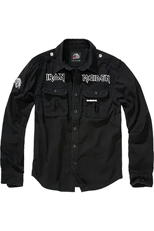 Brandit Maiden Vintage Shirt EDDI LS, color: black, size: XL