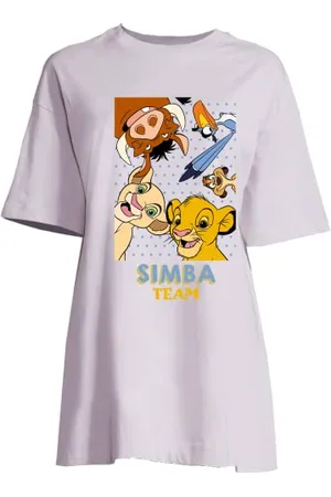 Disney WODLIONBT005 Chemise de Nuit, Lila, S Femme