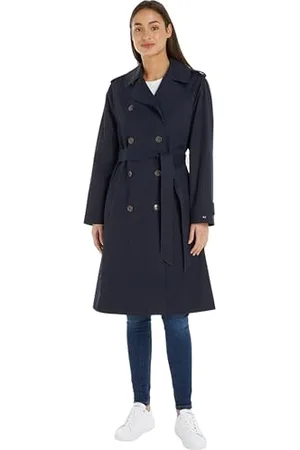 Tommy Hilfiger Cotton Classic Trench WW0WW40482 Manteaux tissés, , 46 Femme