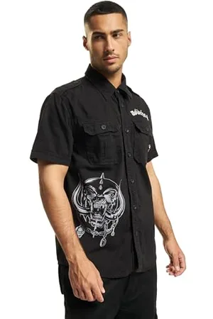 Brandit Motörhead Vintage Shirt Short, color: black, size: M