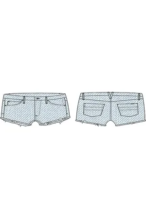 Hurley Oceancare Short en Jean pour Femme Bermuda, Ligth Denim22 (LDN), 26