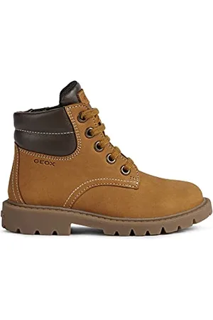 Geox Garçon J Shaylax Boy B Bottines, Yellow/Brown, 33 EU