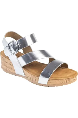 Chattawak Femme 18HLILOUARGENT41 Sandale à Talon, , 41 EU