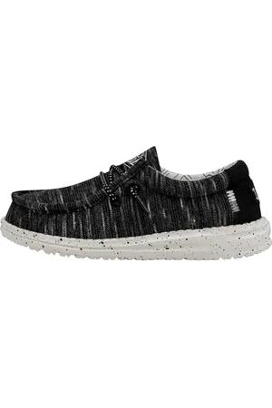 Hey dude Wally Youth Stretch MOC Toe Shoes, , 33 EU